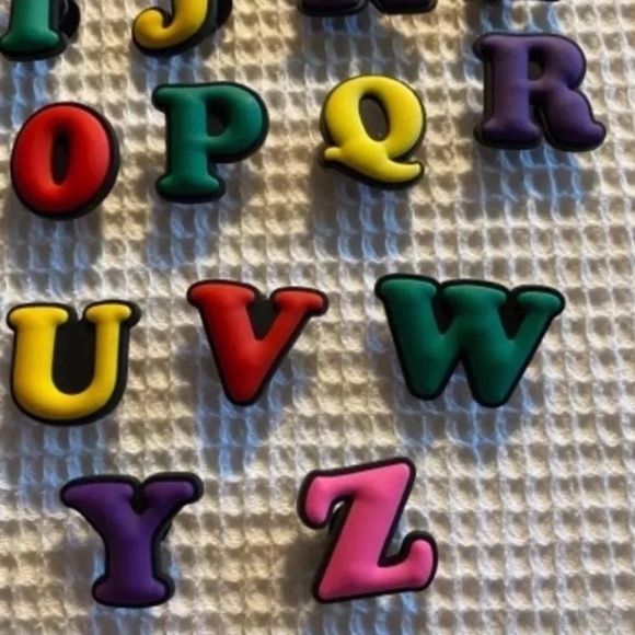 26 piece Alphabet Shoe Charms/Jibitz for Crocs - Picture 5 of 5